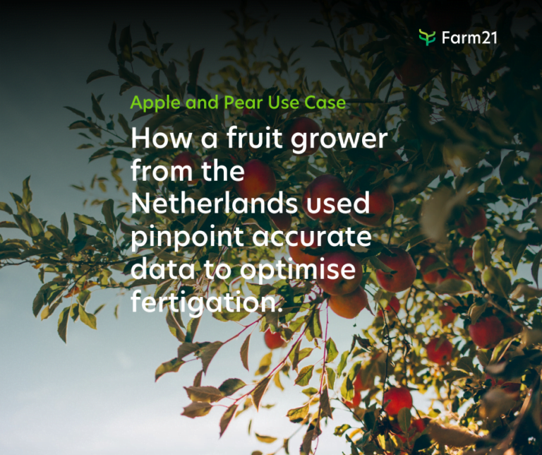 Agricultura de precisión para manzanas y peras