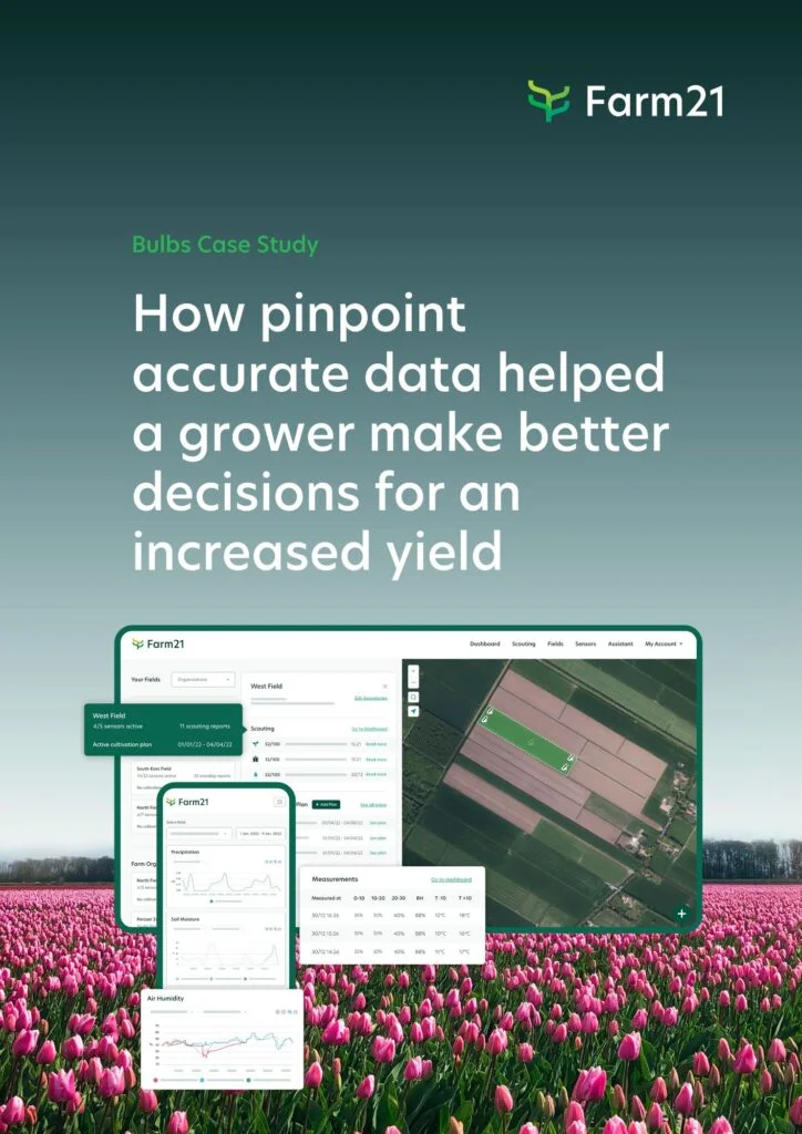 Free Precision Farming for Bulbs - Case Study 1 Case study flowers and bulbs growers 3