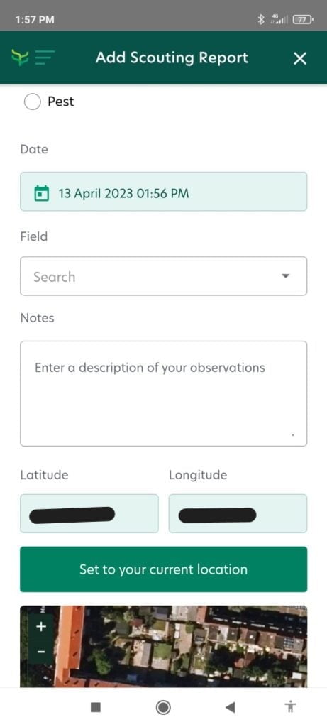 Scoutingreport app wazig