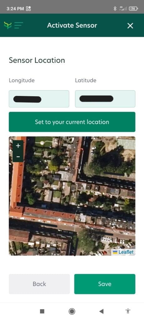 How to activate a sensor? 3 activate sensor blurred